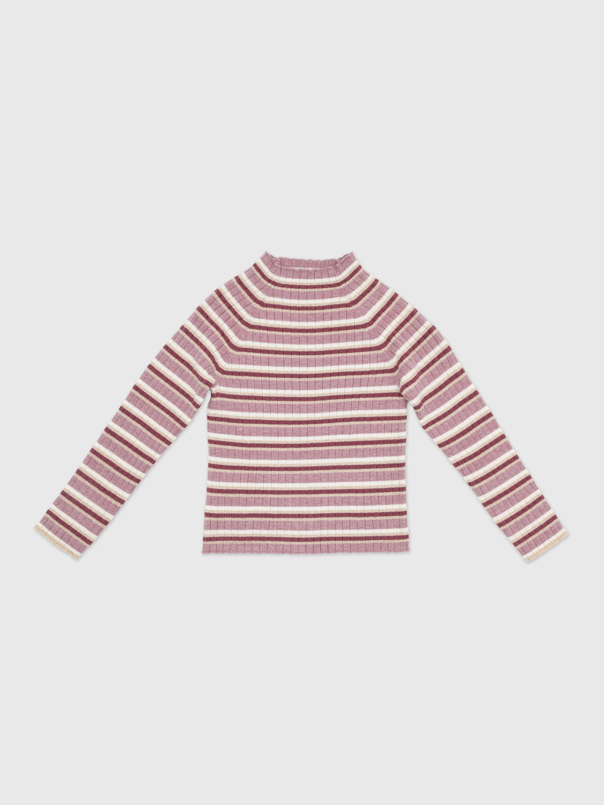 Mayoral Girls' Knit Mockneck Sweater