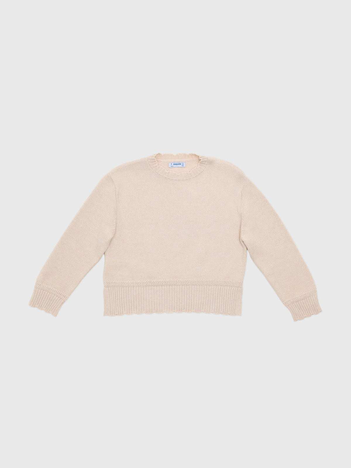 Mayoral Girls' Smooth Knit Sweater