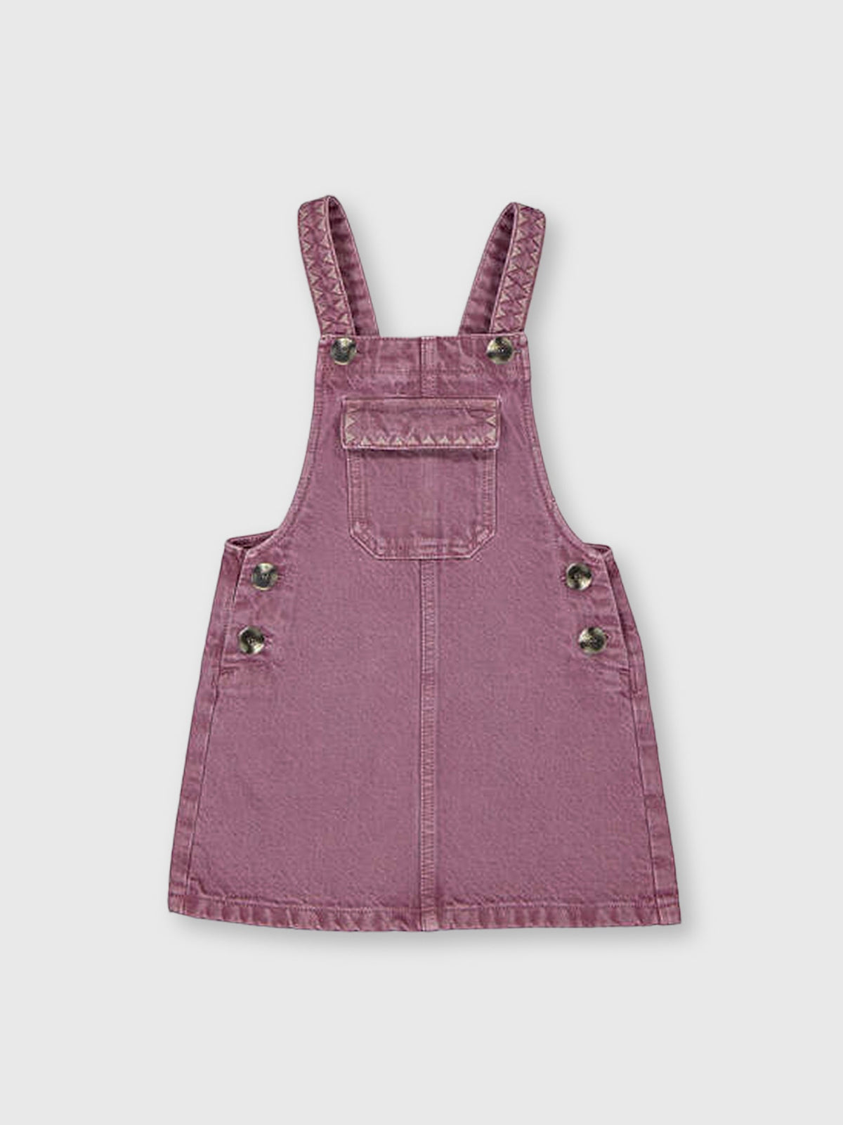 Mayoral Girls' Embroidered Overall Dress