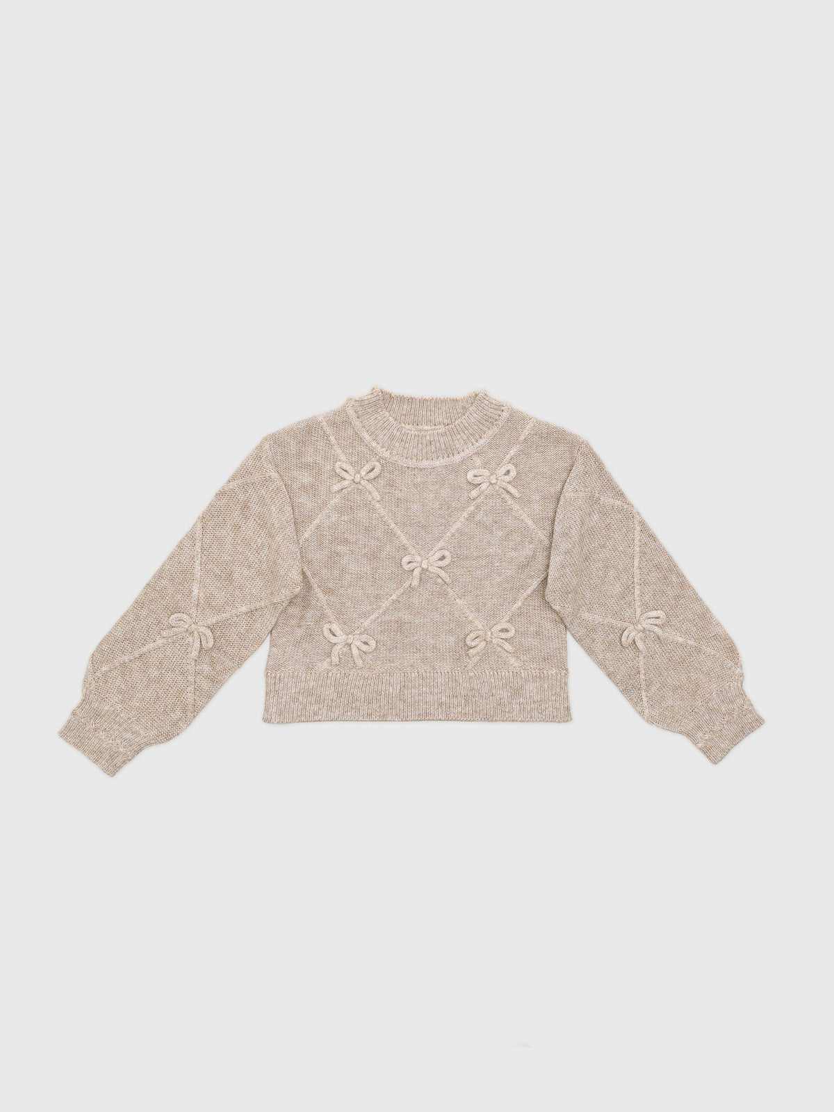 Mayoral Girls' Bow Knit Dress