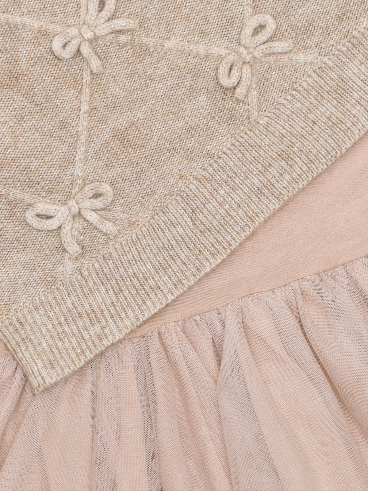 Mayoral Girls' Bow Knit Dress