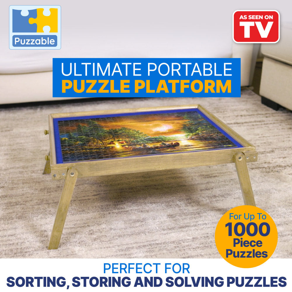 Puzzable Smart, 1000 Piece Portable Puzzle Platform, Storage and Organiser