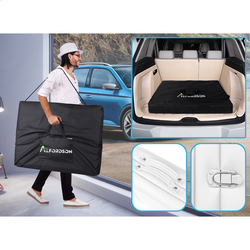 ALFORDSON Massage Table 3 Fold 65cm Foldable Portable (White)