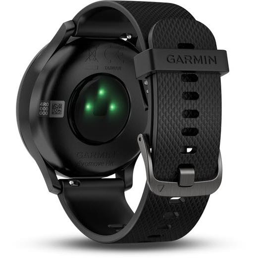 Garmin Vivomove HR Hybrid Watch (Black Sport) [Large]