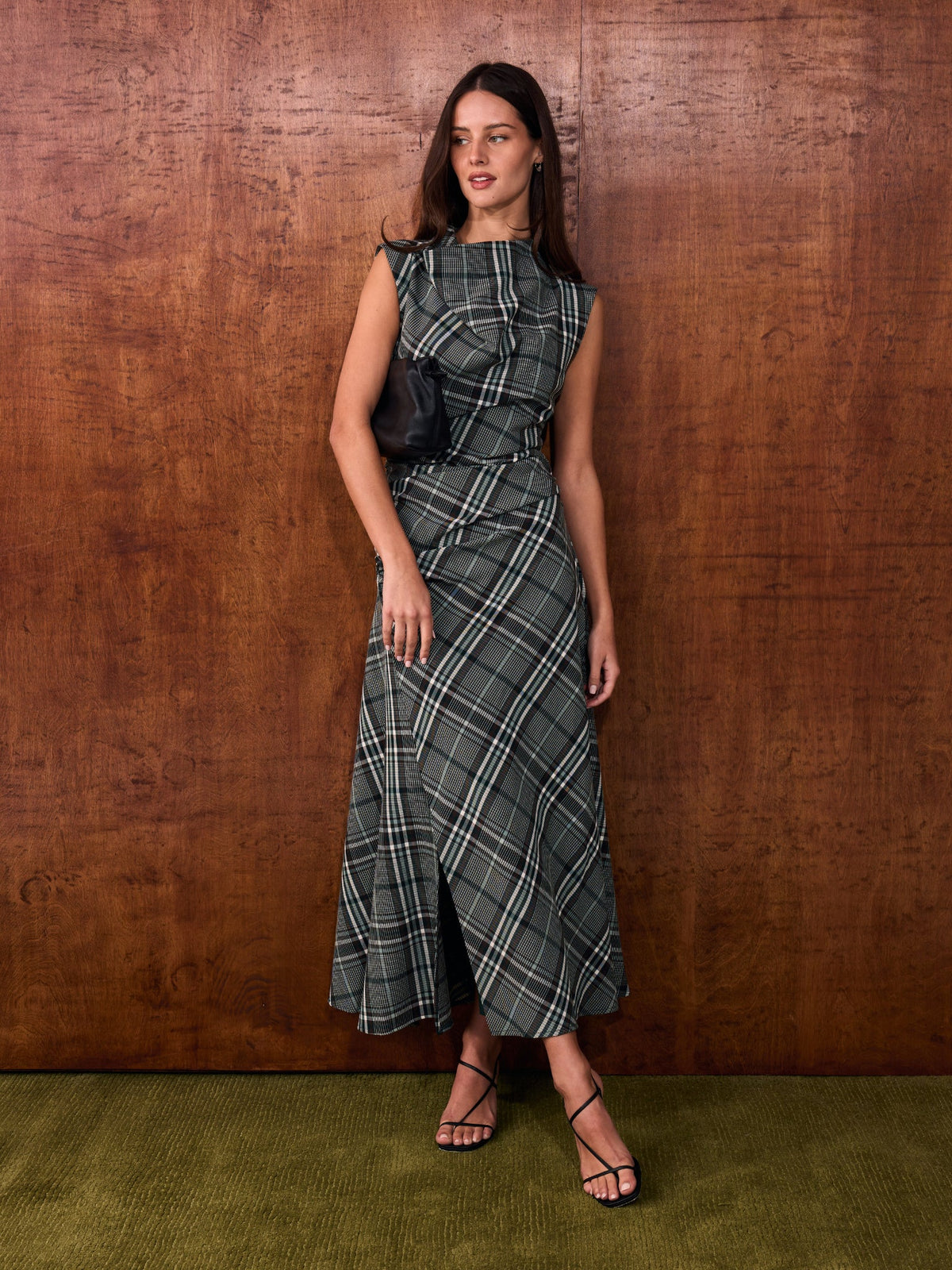 Simkhai Women's Burke Draped Midi Dress
