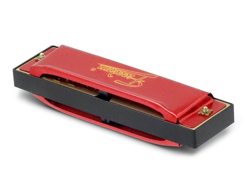 Freedom 10-Hole Harmonica (Red)