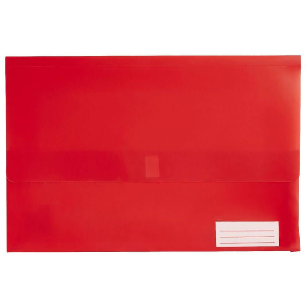 Marbig Polypick Document Wallet (Foolscap) - Red