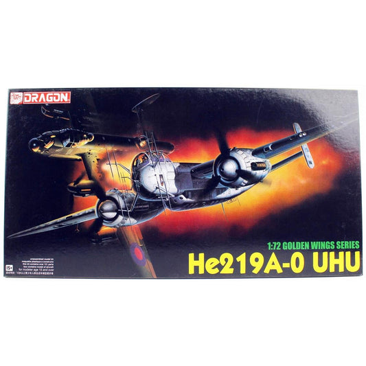 Dragon 1/72 He219A-0 Uhu Golden Wings Series Plastic Model Kit