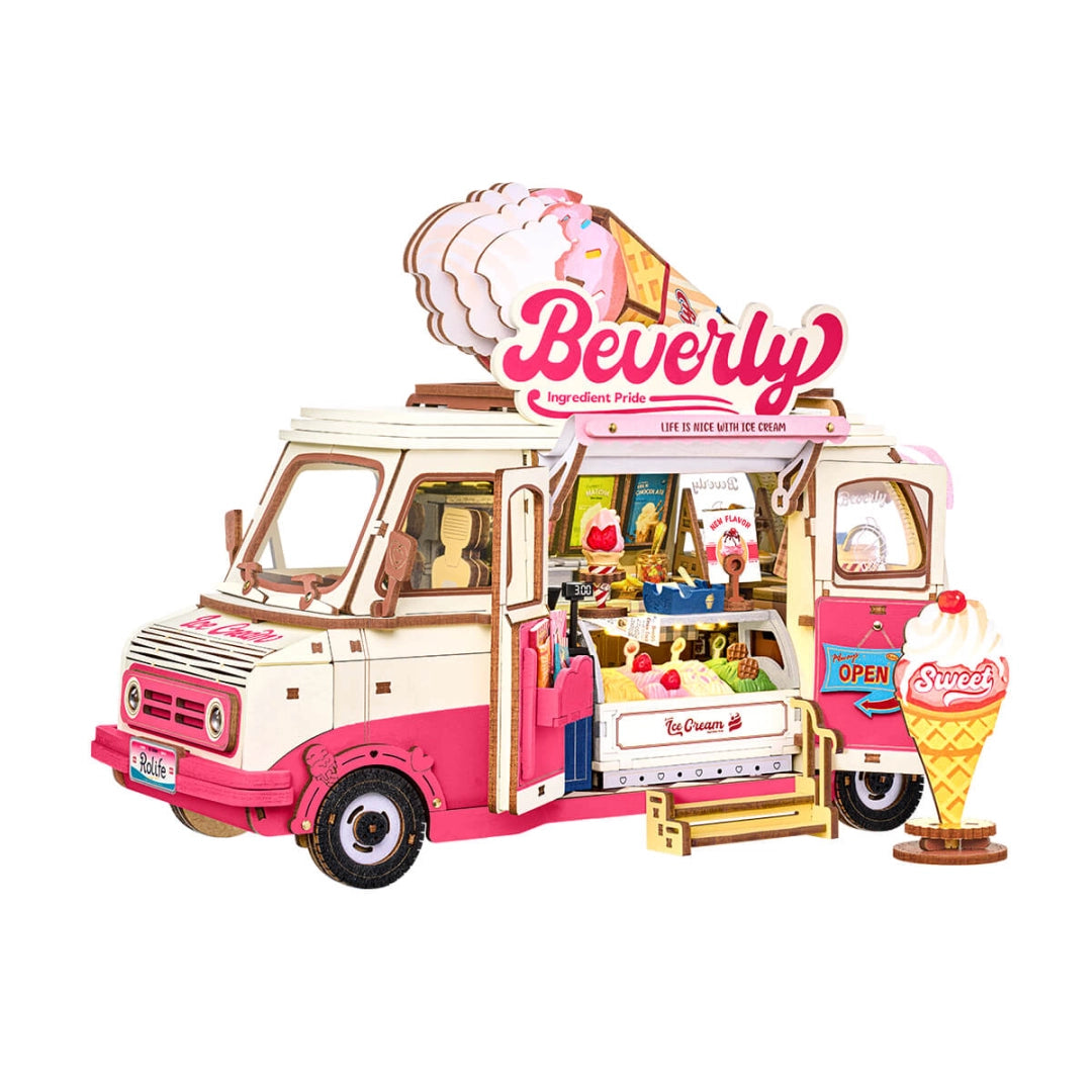 Robotime DIY Beverly's Ice Cream Truck