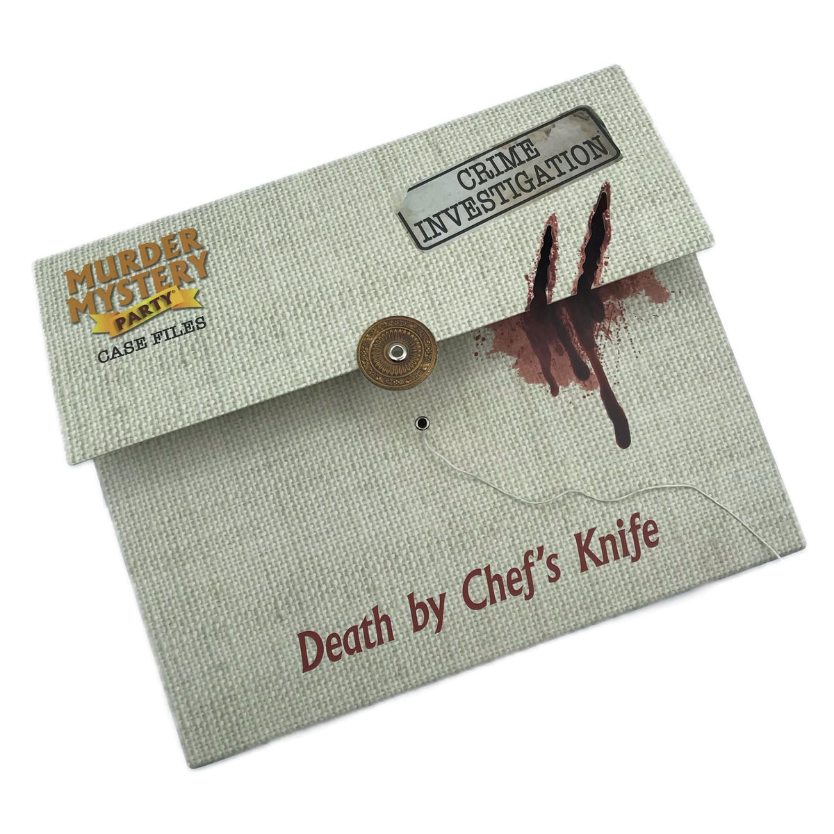 Murder Mystery Case File - Death by Chef's Knife