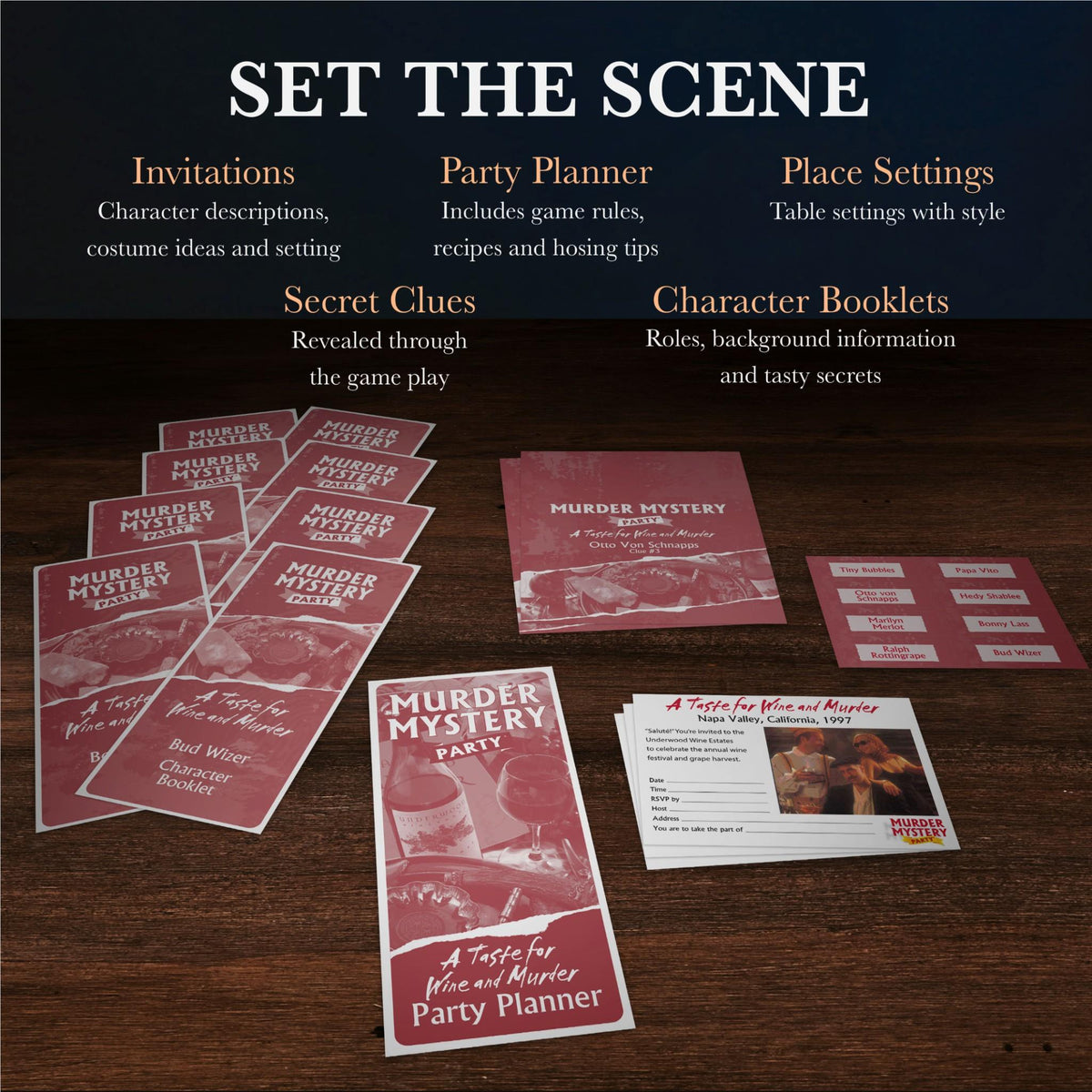 Murder Mystery Party - Wine & Murder