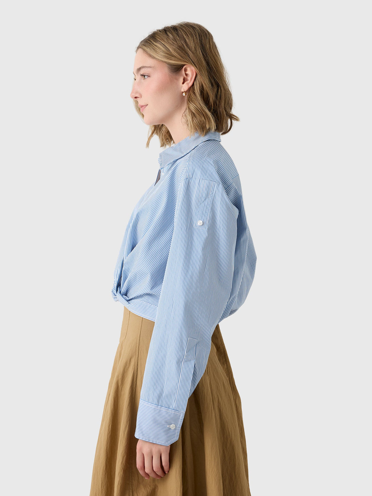 ALC Women's Leo Cropped Cotton Shirt