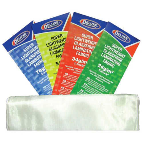 Deluxe Materials Fibreglass Cloth 0.6oz 2m2