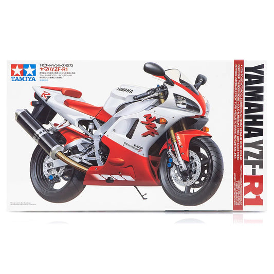 Tamiya 1/12 Yamaha YZF-R1 Super Sports Motorcycle Scaled Plastic Model Kit