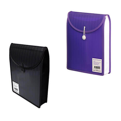 Bantex Top Load File Attache Case (A4) - Aqua