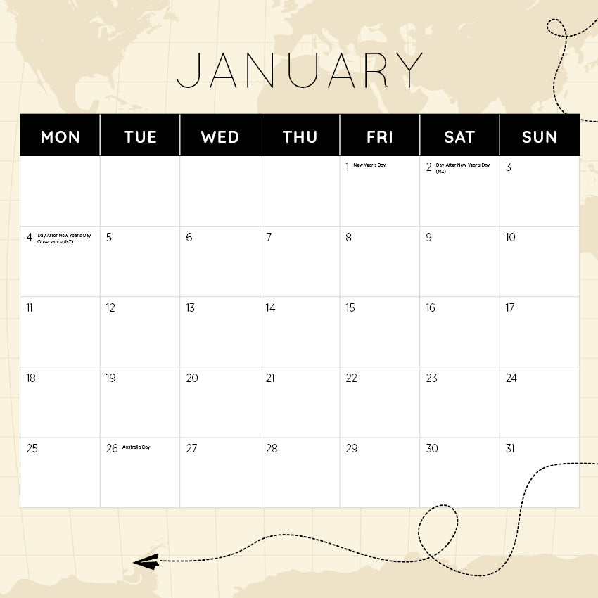 Greatest Drone Shots Calendar 2027
