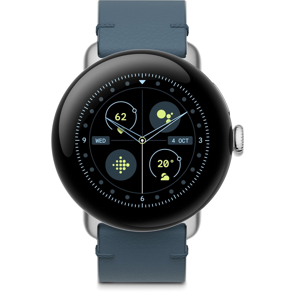 Google Pixel Watch 41mm Leather Classic Band (Moondust) [Large]