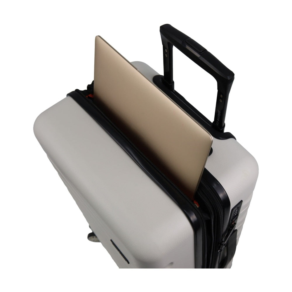 Pierre Cardin 3-Pieces 4 Wheel Hard-Shell Suitcase Travel Luggage Set Snow