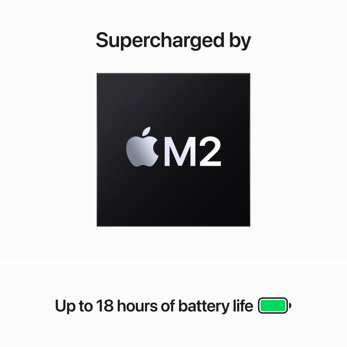 Apple MacBook Air 15-inch with M2 Chip, 256GB SSD (Midnight/2023) [~Refurbished]