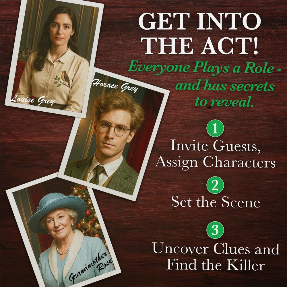 Murder Mystery Party - Mistletoe & Malice