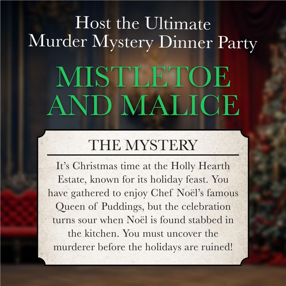 Murder Mystery Party - Mistletoe & Malice