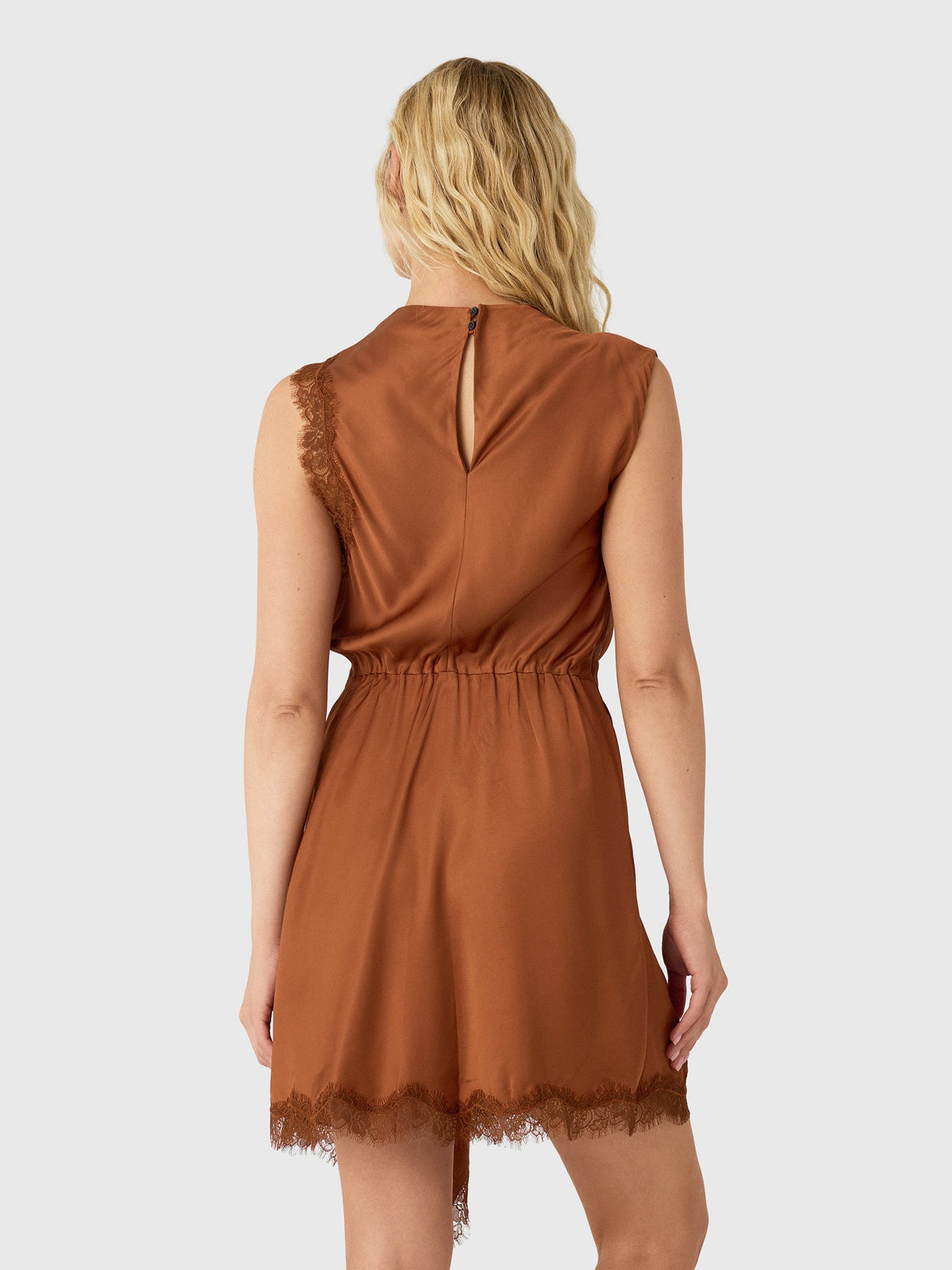 ALC Women's Dion Satin & Lace Mini Dress