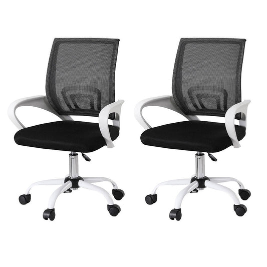 Artiss 2x Office Chair Mesh Computer Chairs Work Study Mid Back