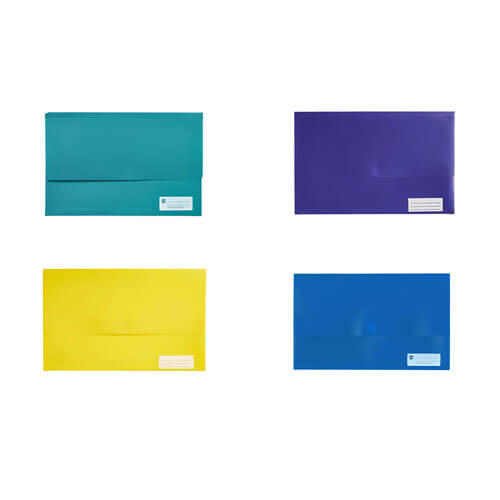 Marbig Polypick Document Wallet (Foolscap) - Clear