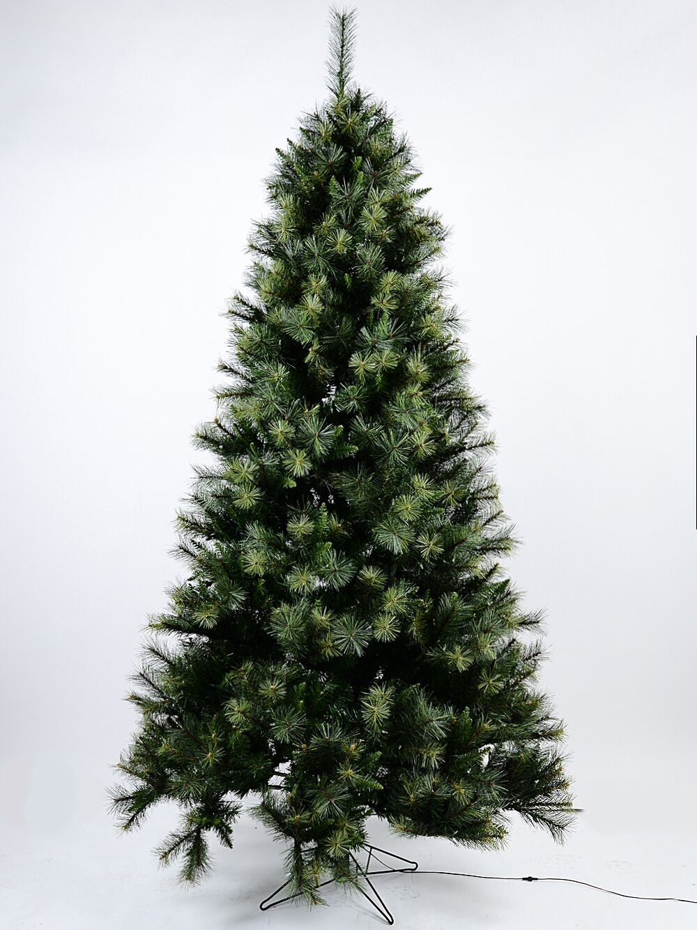 2.3m Glorious Pacific Green Dual LED Pre-Lit Tree | 1361 Tips & 550 LightsGreen with Warm White & Multi Colour