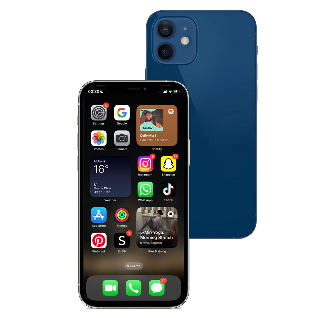 Apple iPhone 12 64GB (Blue) [~Refurbished: Excellent]