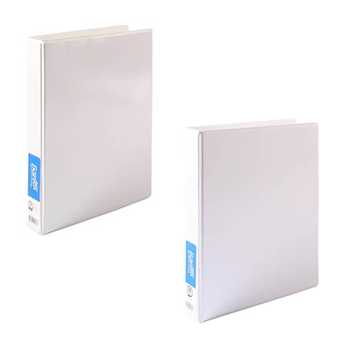 Bantex Insert Binder 25mm A4 (White) - 3 D-ring