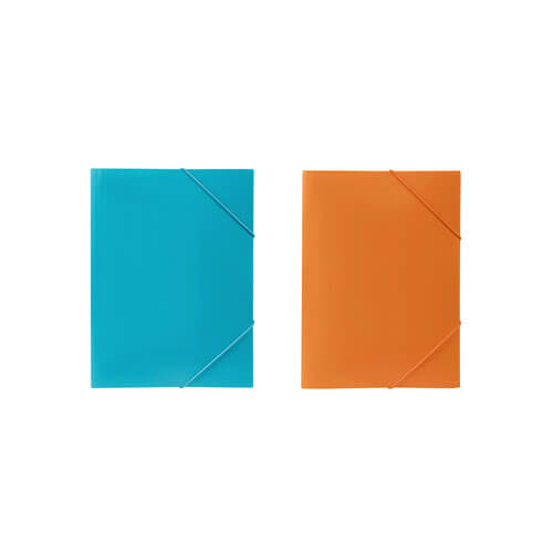 Marbig Soft Touch Brights Document Wallet (A4) - Marine