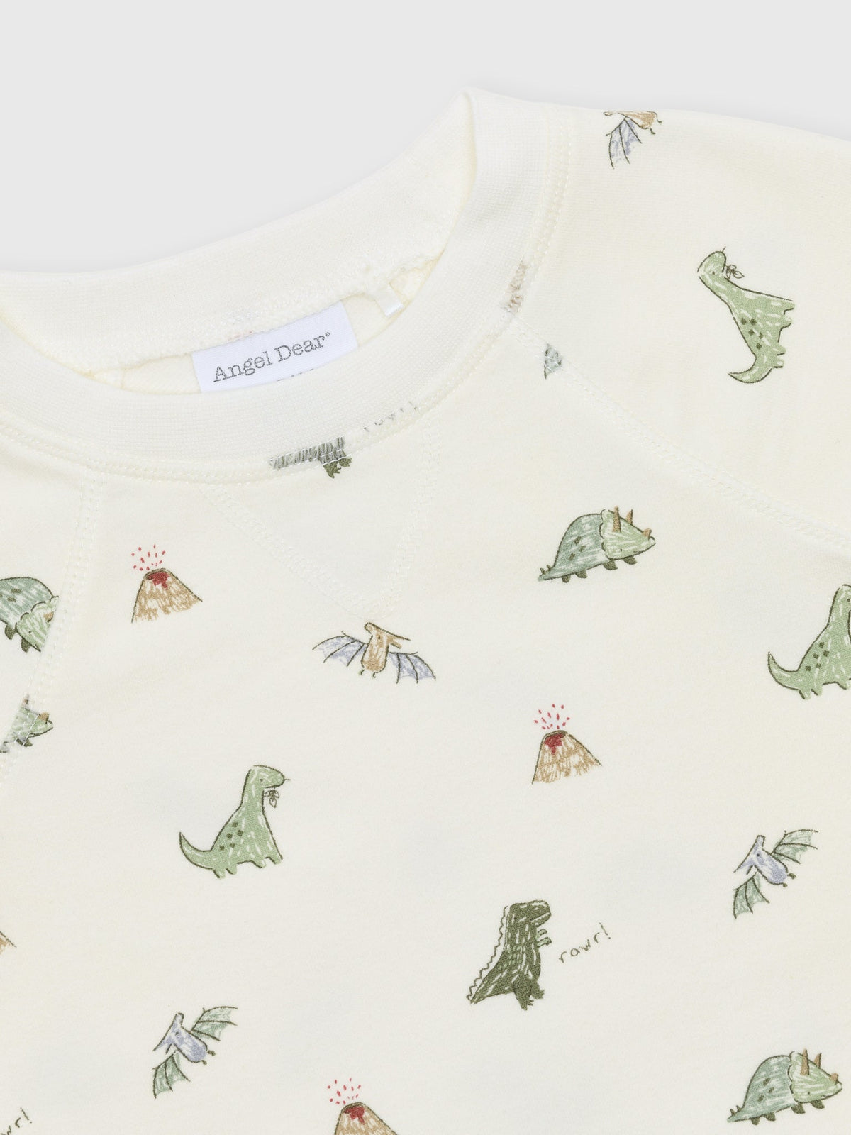 Angel Dear Baby Boys' Dinos Raglan Sweatshirt