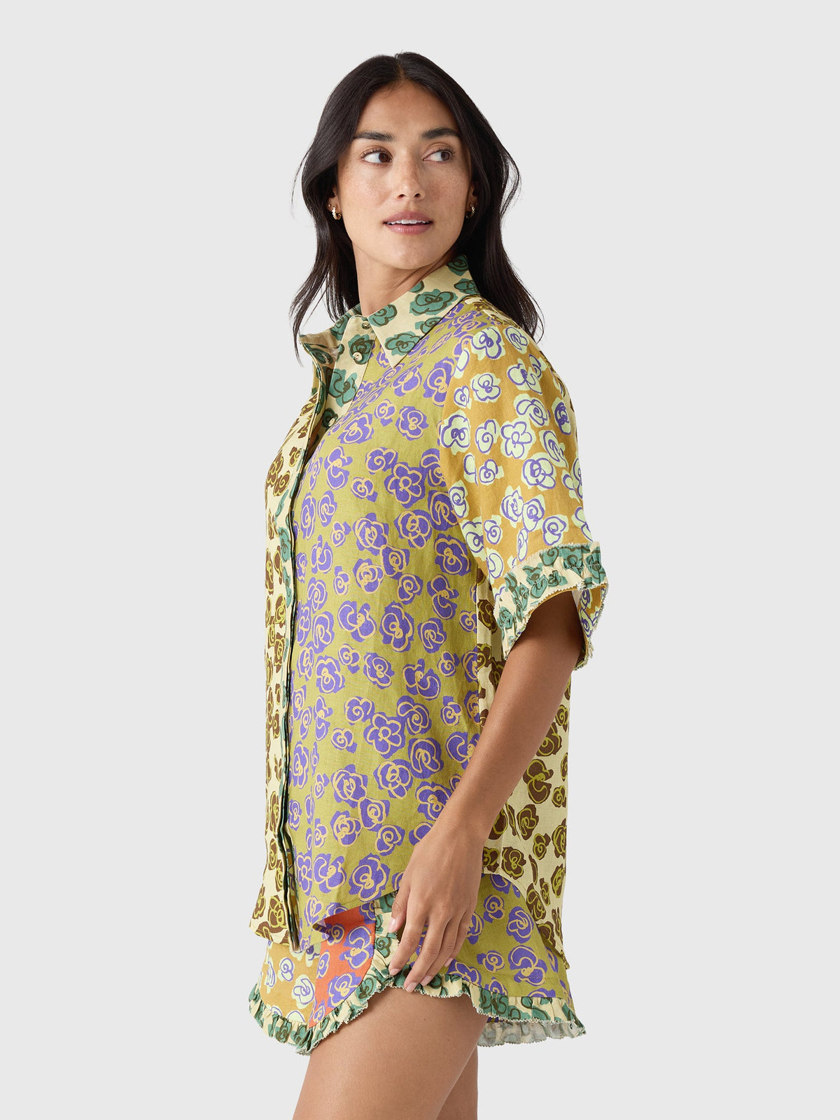 Alemais Women's Patty Spliced Shirt