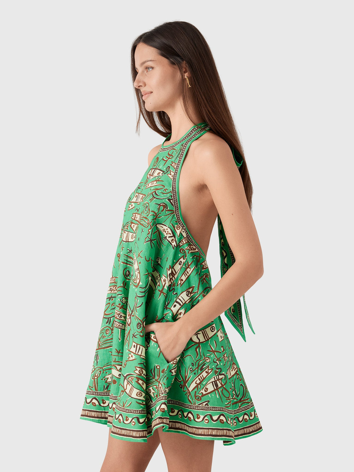 Alemais Women's Fish Sticks Mini Dress