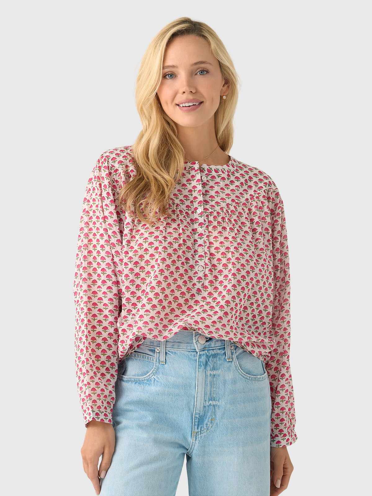 M.A.B.E Women's Letty Print Top