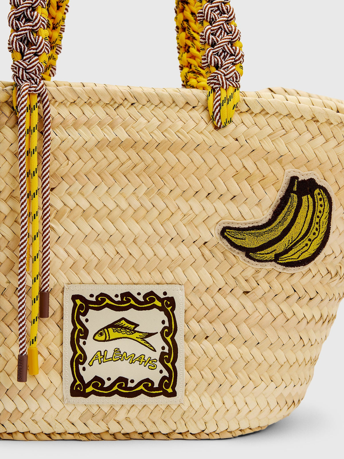 Alemais Mona Midi Macrame Basket