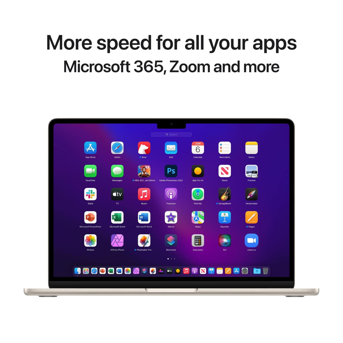 Apple MacBook Air 13-inch with M2 Chip, 256GB/16GB (Starlight)