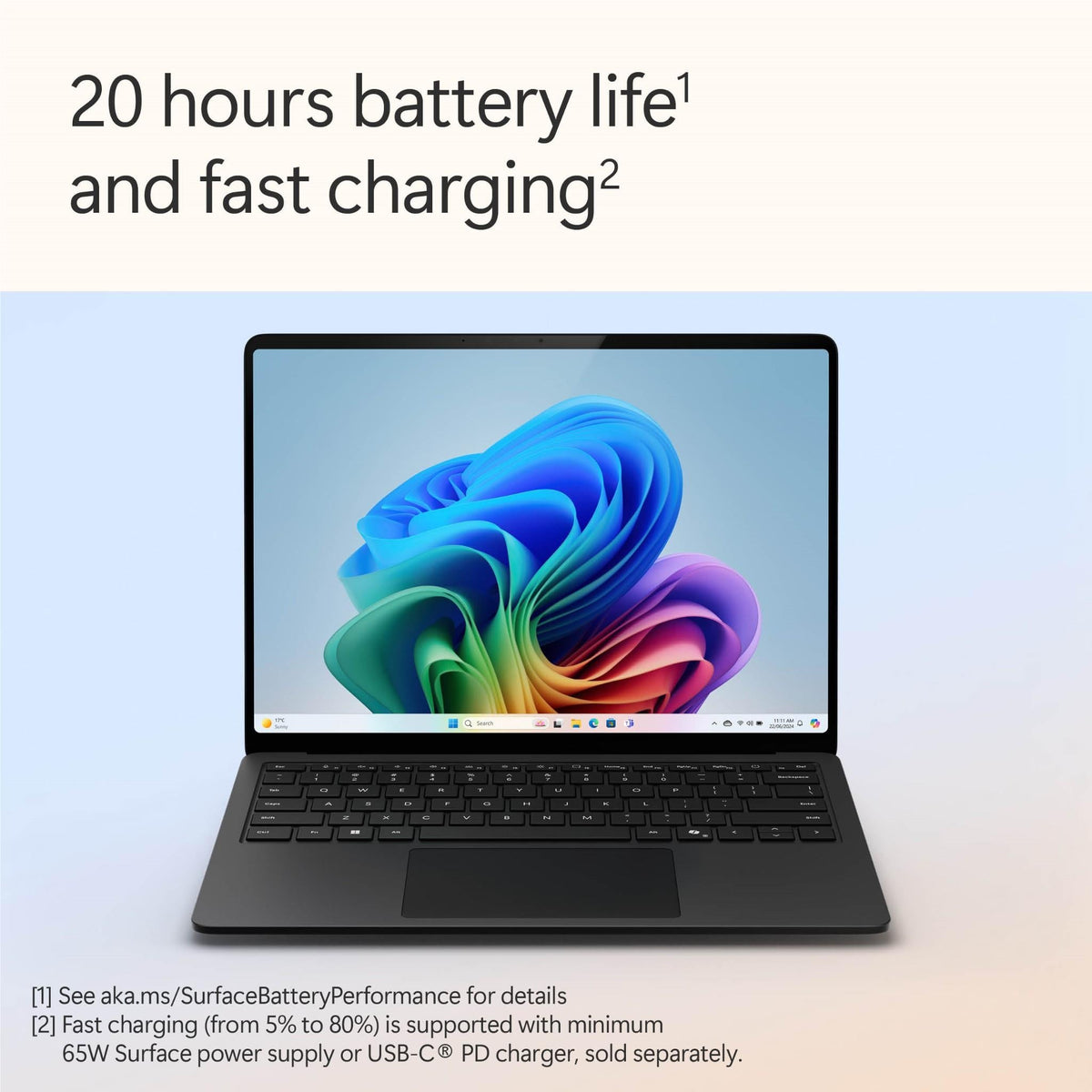 Microsoft Surface Laptop (7th Edition) Copilot+ AI PC 13.8" Snapdragon X Elite 12 core/16GB/1TB (Black)