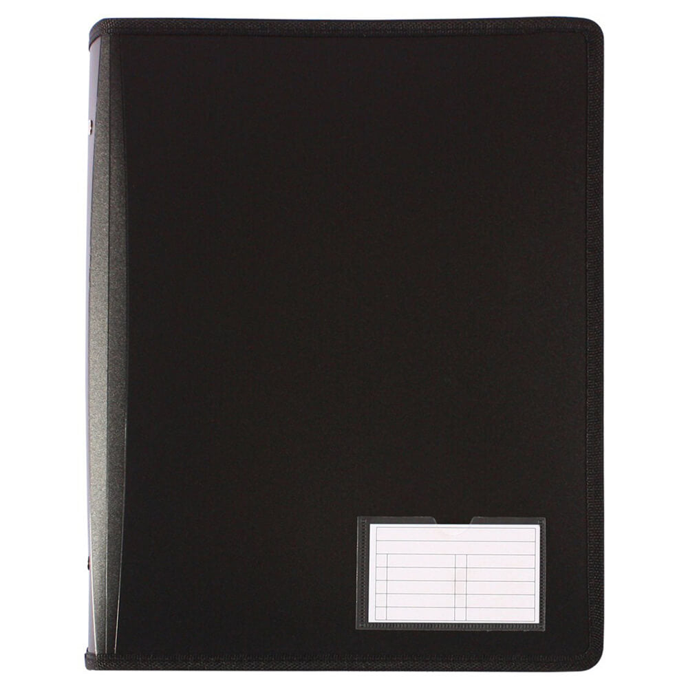 Bantex 2 D-ring Binder with Zipper 25mm (A4) - Black