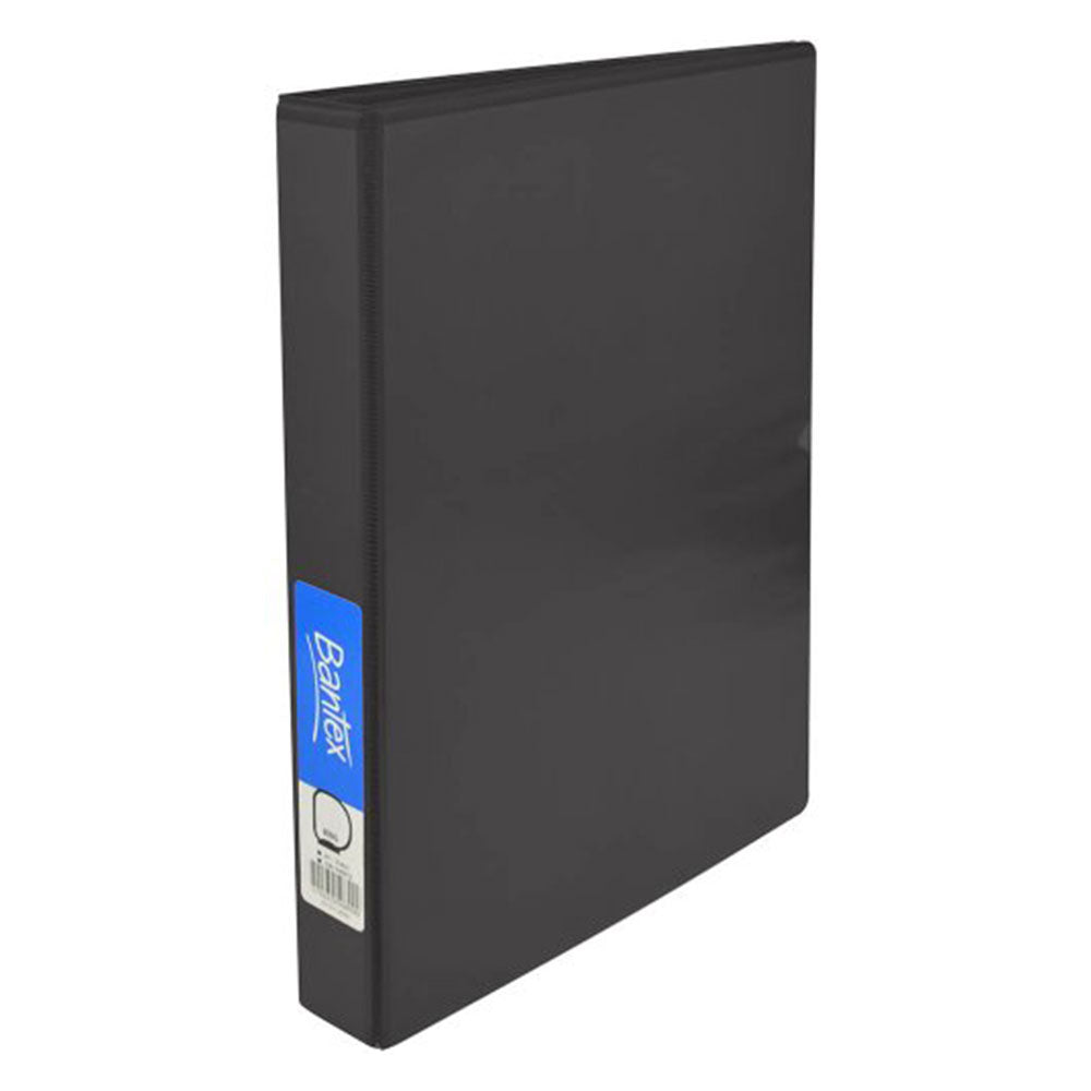 Bantex A4 3D-Ring Insert Binder (Black) - 25mm