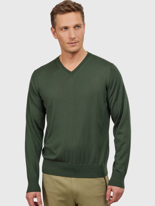 Frauenschuh Men's Roy V-Neck Knit Sweater