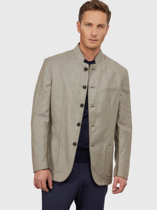 Frauenschuh Men's Arvo Cotton Linen Blazer