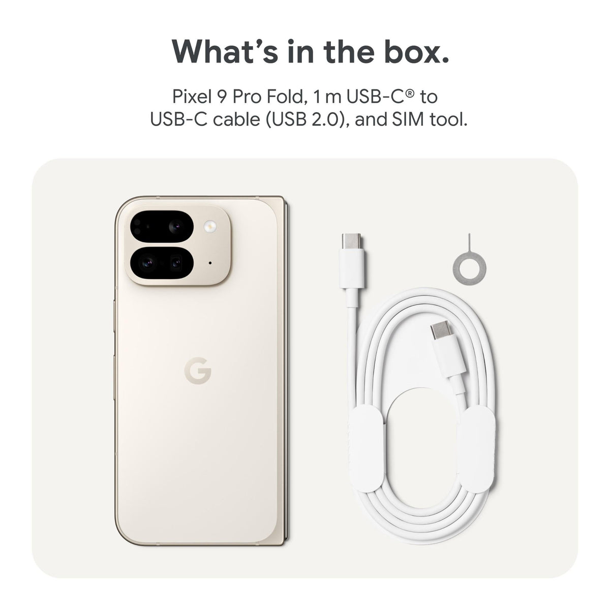 Google Pixel 9 Pro Fold 5G 256GB (Porcelain)