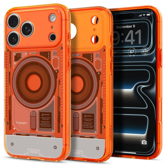 SPIGEN Ultra Hybrid C-One MagSafe Case for iPhone 17 Pro Max (Tangerine)