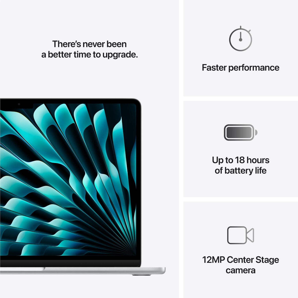 Apple MacBook Air 13-inch with M4 Chip, 256GB/16GB (Silver)[~Refurbished]