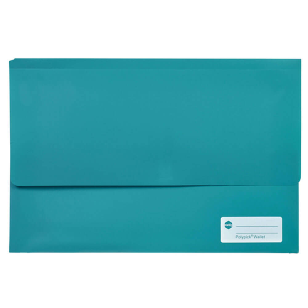 Marbig Polypick Document Wallet (Foolscap) - Teal