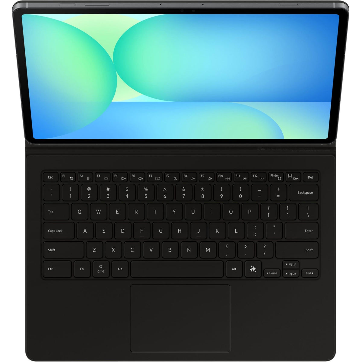 Samsung Galaxy Tab S10 FE+ Book Cover Keyboard with AI Key (Black)