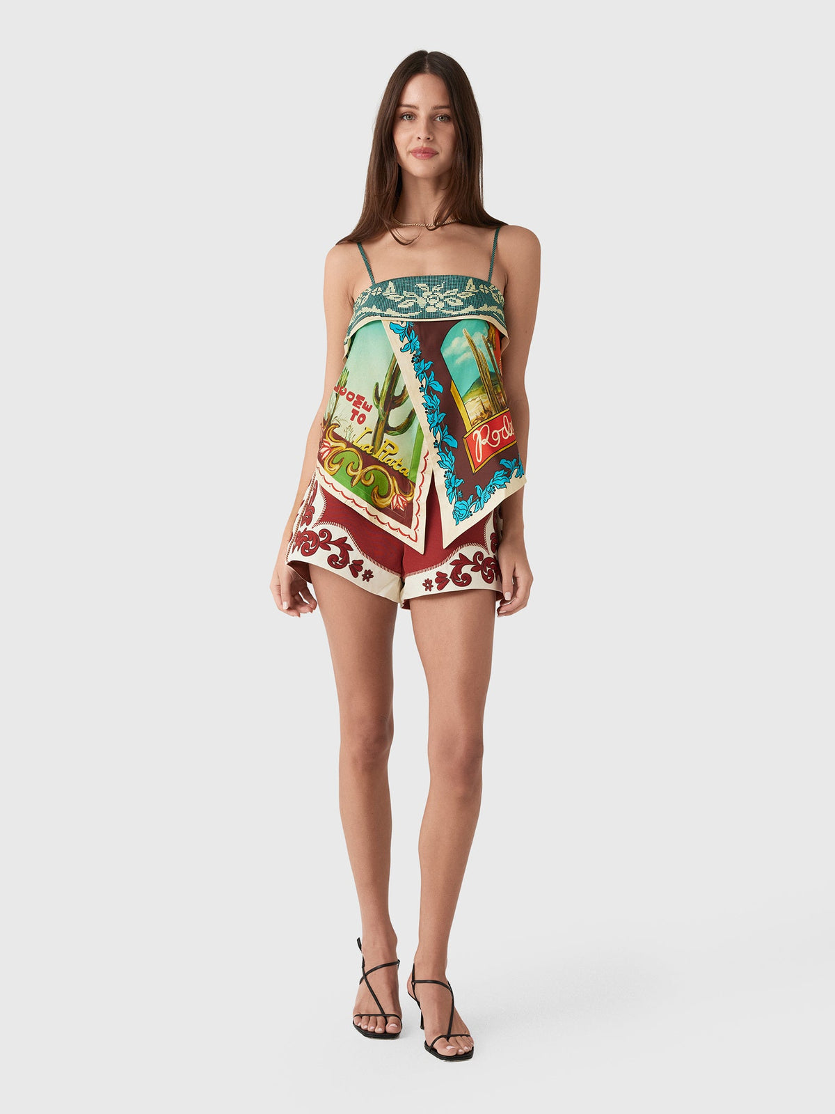 Alemais Women's Ace Silk Scarf Top