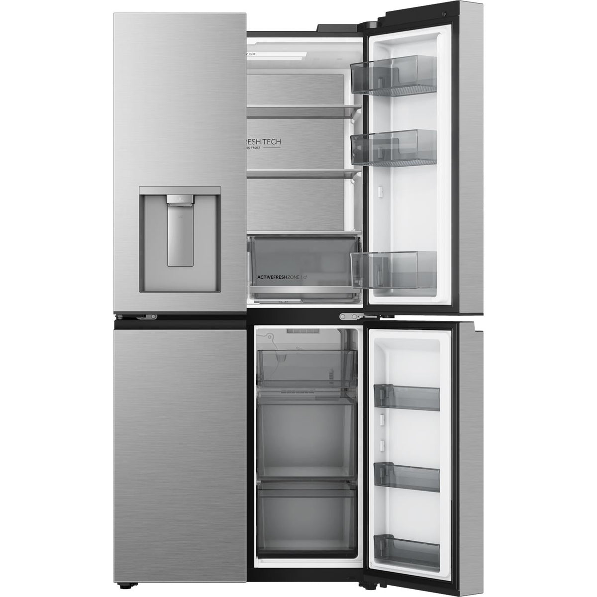 Haier HRF590YHS 574L Quad Door Fridge (Satina)